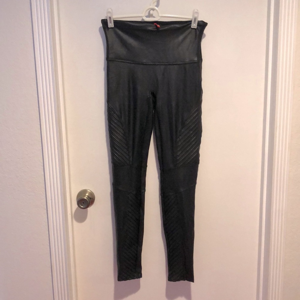 Faux leather Moto leggings